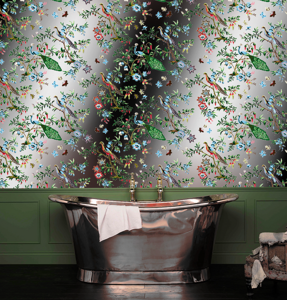 Shinto's 1950's Peacock Wallpaper | DW Bespoke Studios