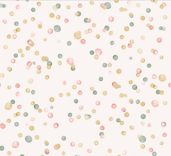 Watercolor Dots Mural Contemporary | Architectural Wallcoverings