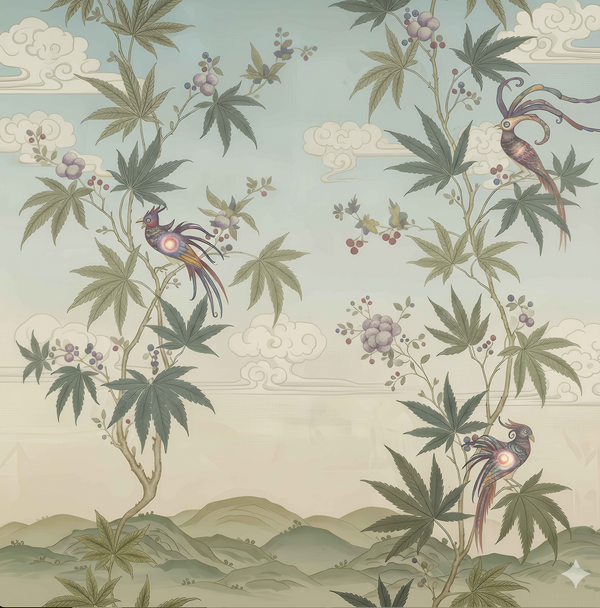 Marijoiserie by 420 Studios Chinoiserie | Architectural Wallcoverings