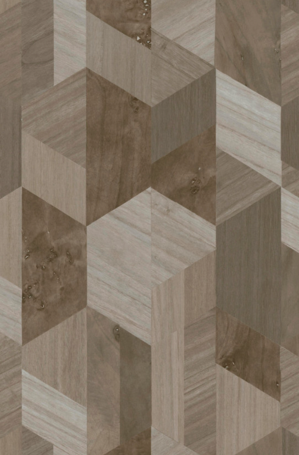 Cedar Wallcovering - Dark Gray Wallcovering | Arte International