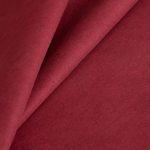 Novasuede™ Fabric & Wallcovering Luxury Faux Suede - Claret
