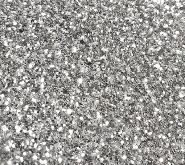 Hollywood Glamour Sequin Glitter - Silver | Glitter Walls
