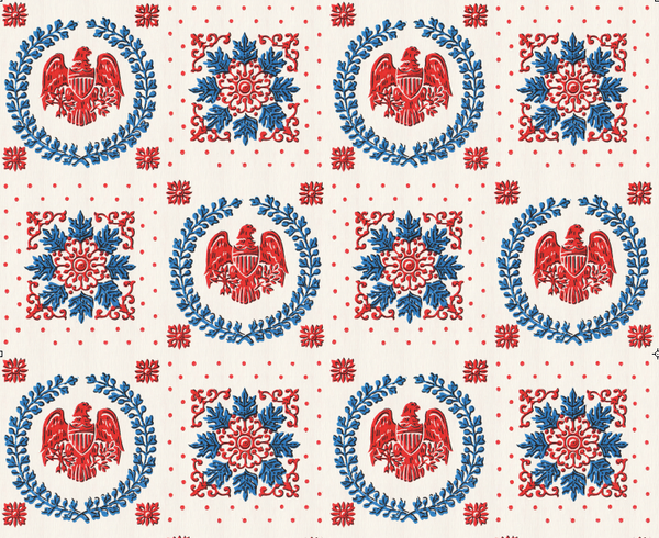 The American Eagle - 1970s Reproduction Wallcovering | DW Bespoke Studios