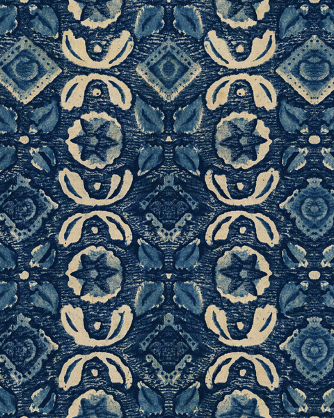 Varanasi Indigo Wallpaper | Mind The Gap