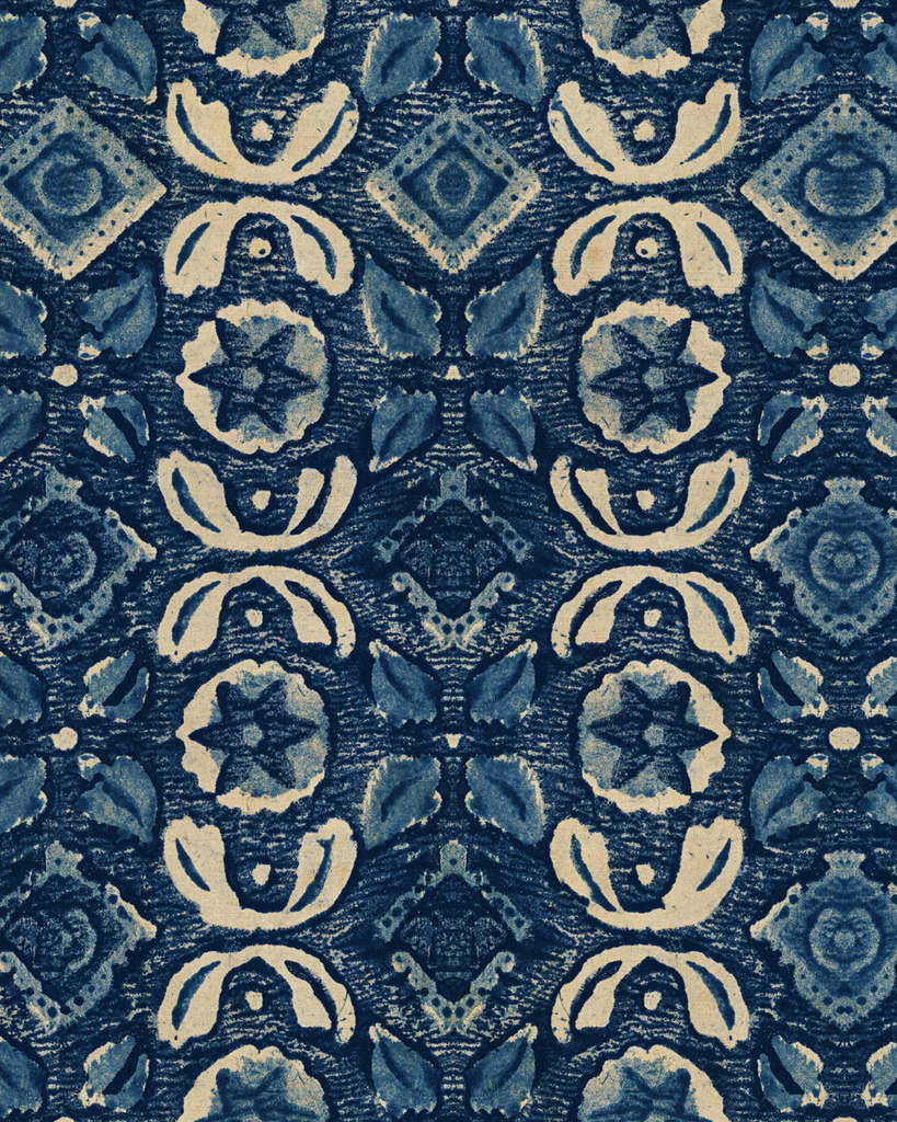 Varanasi Indigo Wallpaper | Mind The Gap