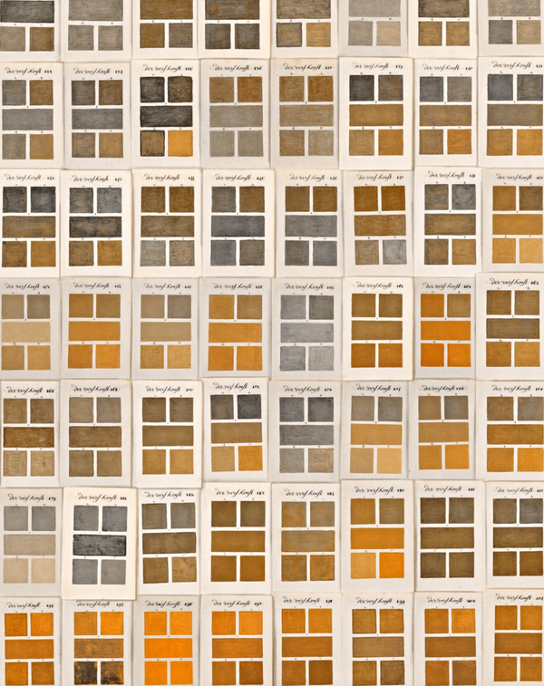 Traite Des Couleurs - White, Yellow, Orange, Brown Wallcovering | Mind the Gap