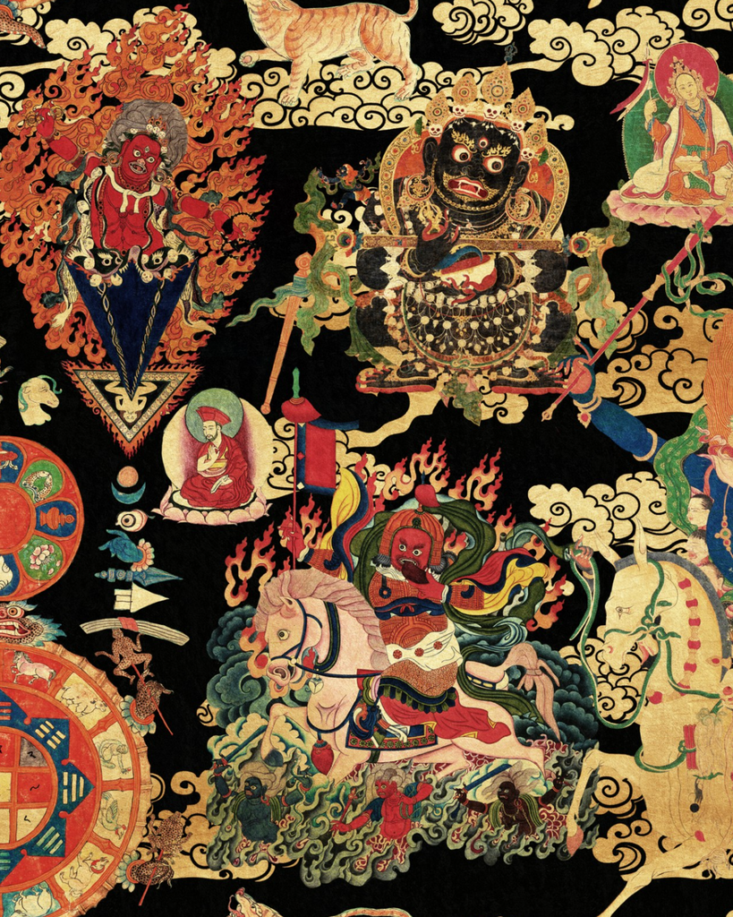 Tibetan Tapestry Metallic Edition Wallpaper | Mind The Gap