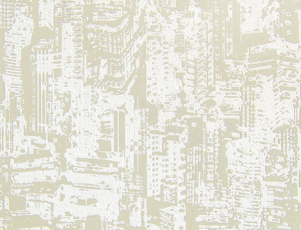 Serigraph Citiscape - Adorned Vanilla | Maya Romanoff
