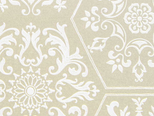 Serigraph Brocade - Adorned Vanilla | Maya Romanoff