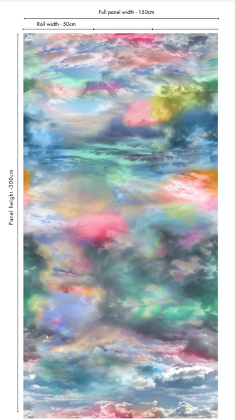 Ciel Liberté Panel 1  Wallpaper | Christian Lacroix Europe