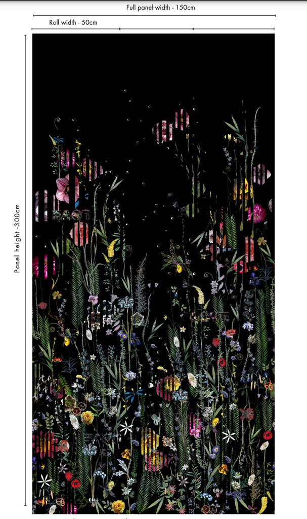 Babylonia Nights Panoramic Panel 1  Wallpaper | Christian Lacroix Europe