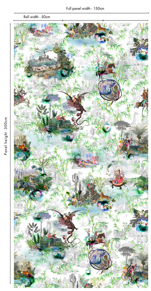 Reveries Panel 1  Wallpaper | Christian Lacroix Europe