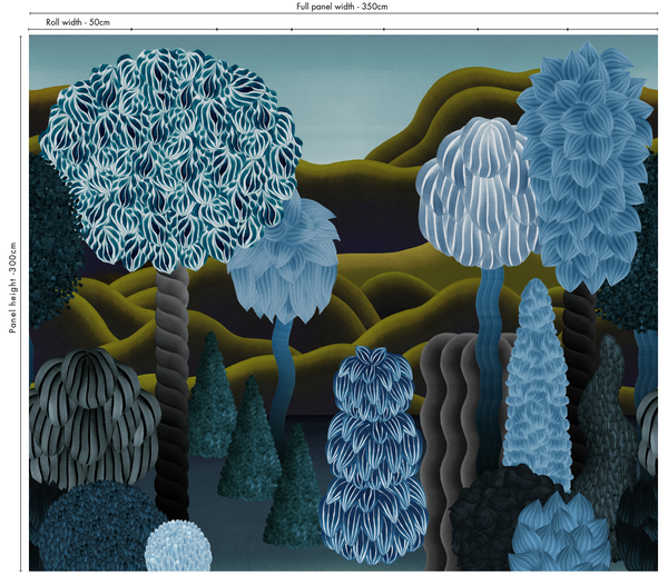 Songe D'Ete Panel 01  Wallpaper | Christian Lacroix Europe