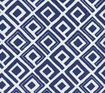 New Navy on White Linen