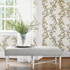 St. Albans Grove, Metallic Gold on Pearl
