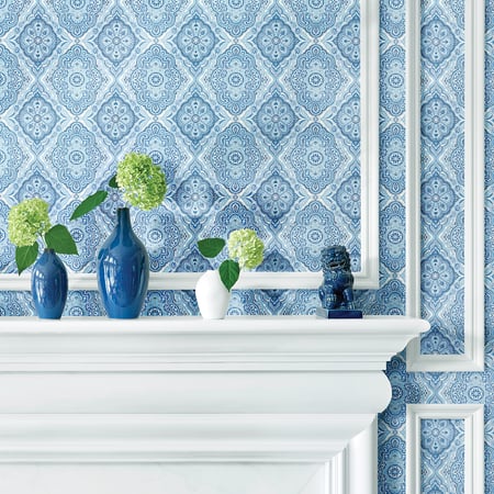 Sterling, Blue and White