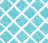Shanghai, Turquoise on White