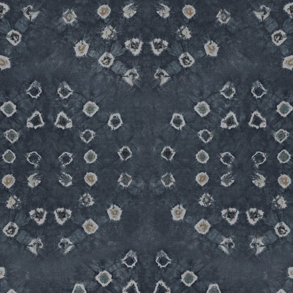 Shibori Circle Overdyed Black