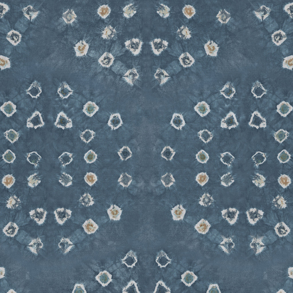 Shibori Circle Washed Indigo
