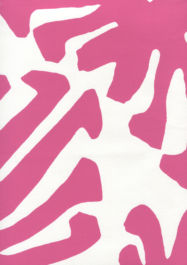 Sigourney Razzle Dazzle on White Screen Printed | China Seas