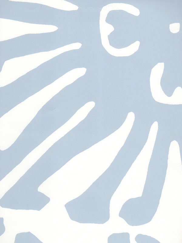 Sigourney Zibby Blue on White Screen Printed | China Seas