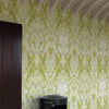 Skull Damask Superwide Lime