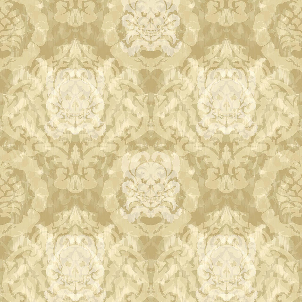 Skull Damask Superwide Vanilla