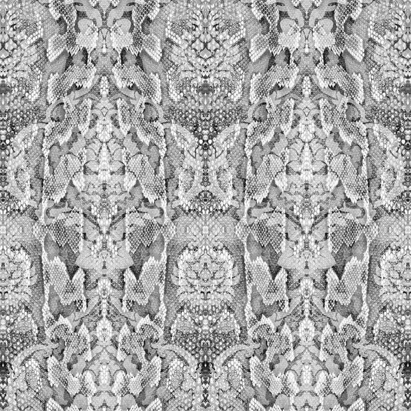 Snakeskin Damask Black | Timorous Beasties Wallcovering