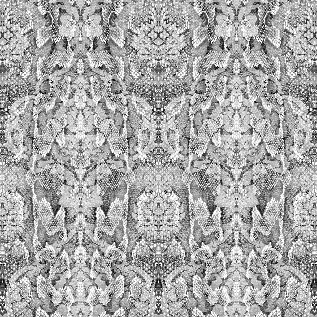 Snakeskin Damask Black