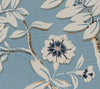 Spring Blossom, Multi Blues/Tan on Sky Blue on Tint