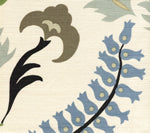 Stitched Floral, Multi Brown Green Taupe