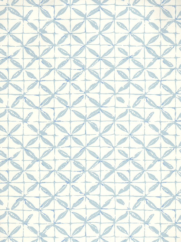 Sunnyjim All Over Classic Blues on Almost White Screen Printed