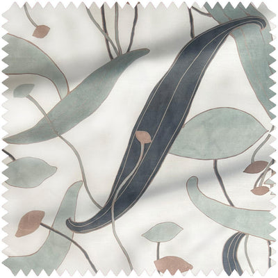 Supernaturally Ebb Tide Cotton Linen | Abnormals Anonymous Wallcovering