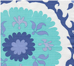 Suzani, Royal Blue Aqua