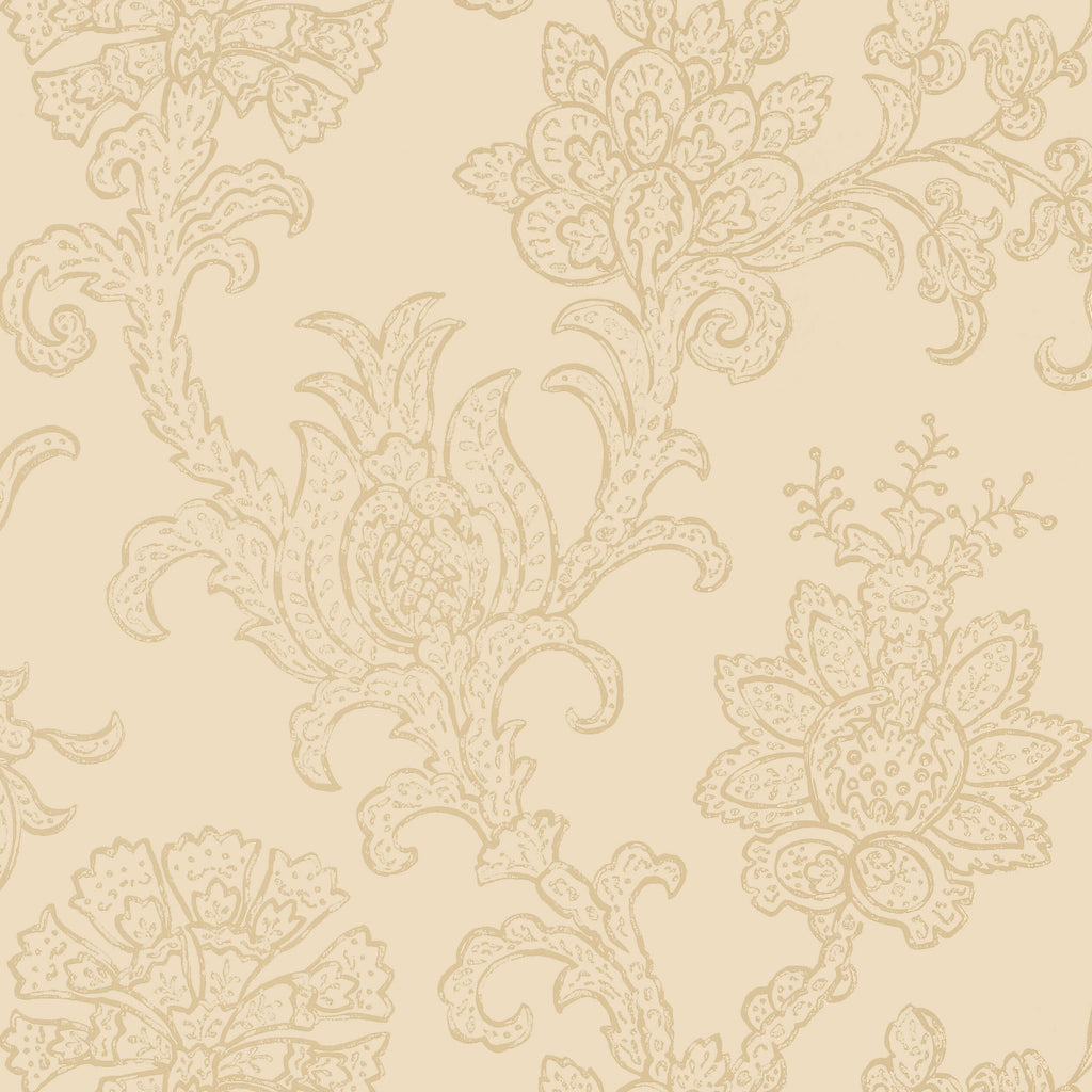 Shapell Cream - Cream Wallcovering | Thibaut