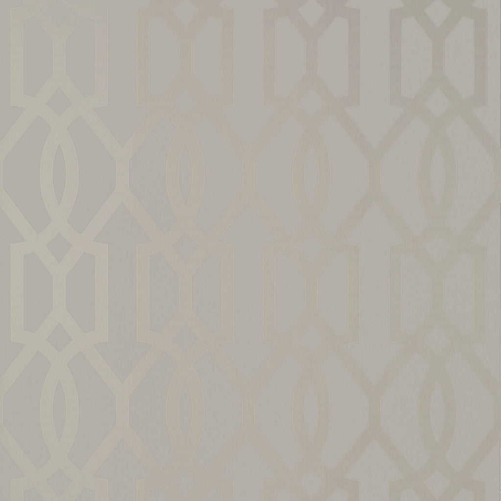 Downing Gate Metallic Silver on Grey | Thibaut