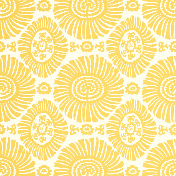 Solis, Yellow Wallcoverings | Thibaut