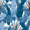 Travelers Palm, Navy and White