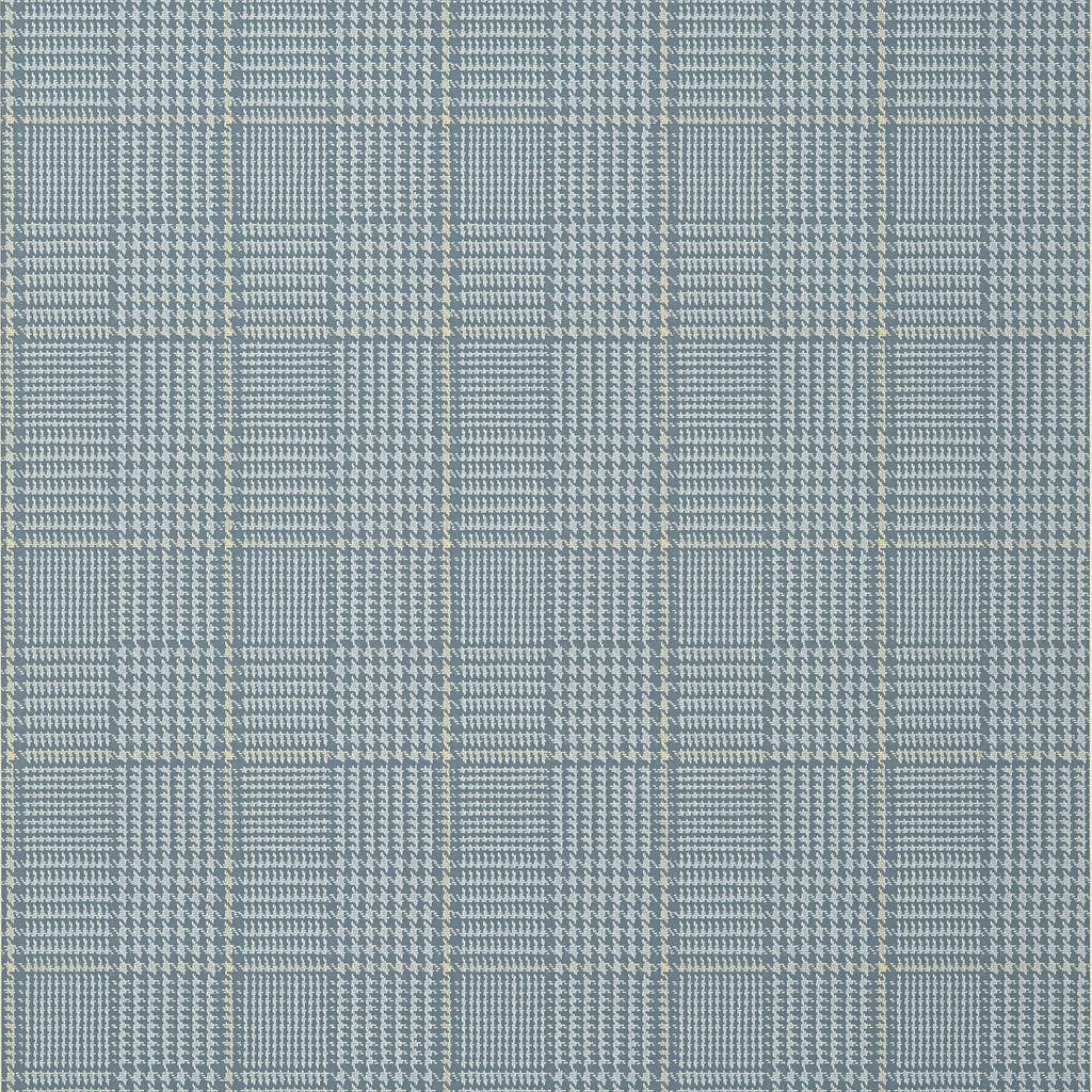 Grassmarket Check Slate Blue - Slate Blue Wallcovering | Thibaut