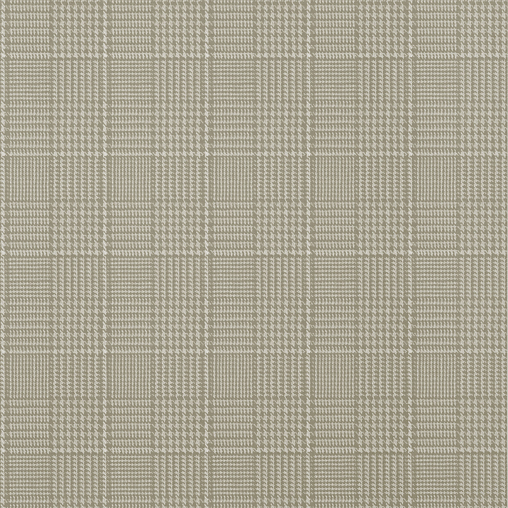 Grassmarket Check Beige - Beige Wallcovering | Thibaut