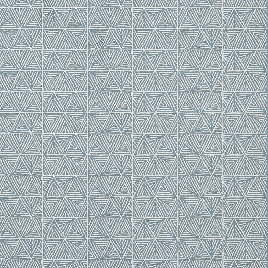 Mombasa Slate Blue - Slate Blue Wallcovering | Thibaut