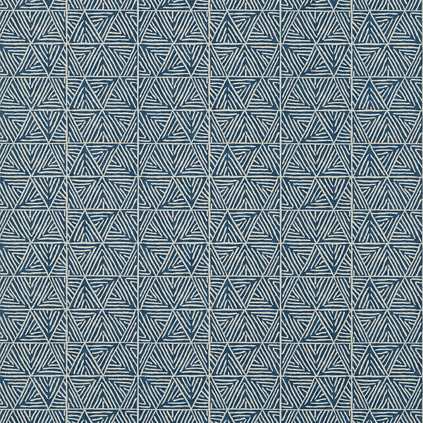 Mombasa Navy - Navy Wallcovering | Thibaut