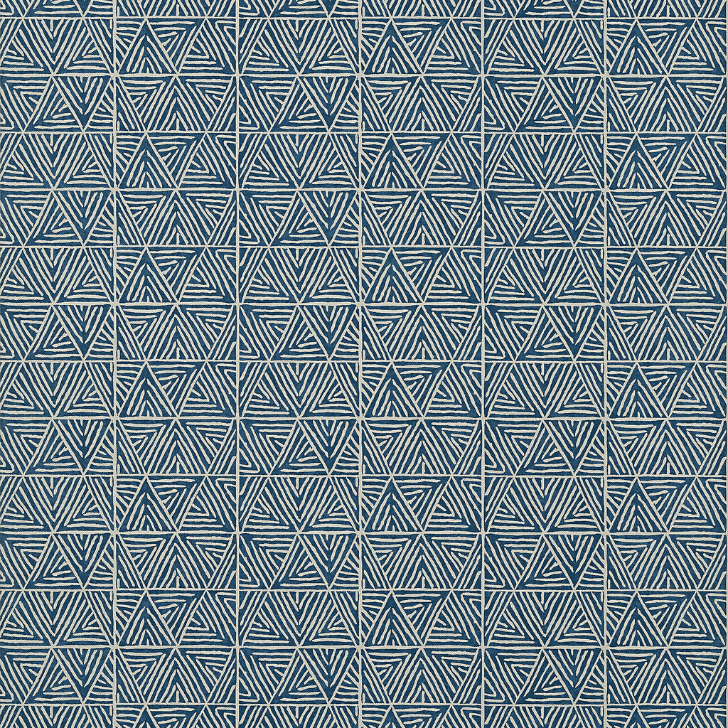 Mombasa Navy - Navy Wallcovering | Thibaut