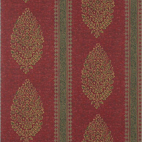 Chappana Red - Red Wallcovering | Thibaut