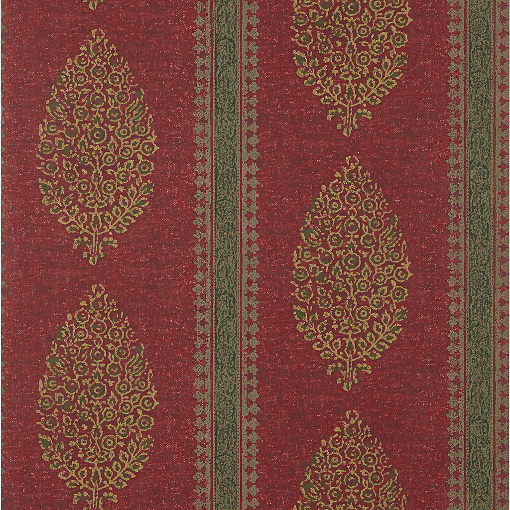 Chappana Red - Red Wallcovering | Thibaut