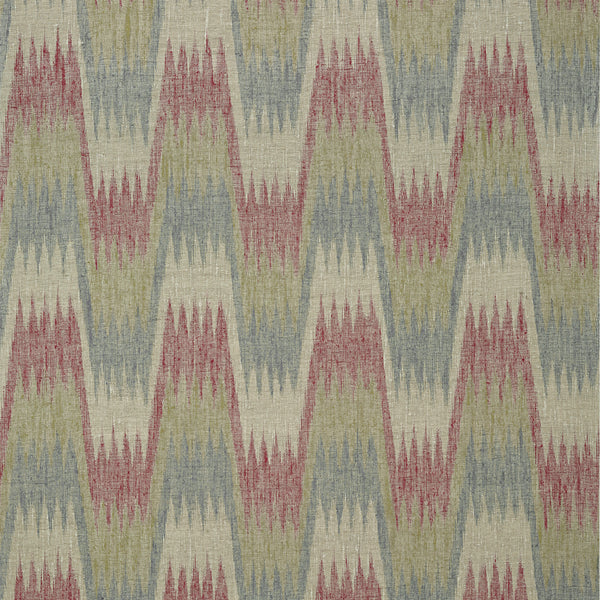 Stockholm Chevron Red and Grey - Red and Grey Wallcovering | Thibaut