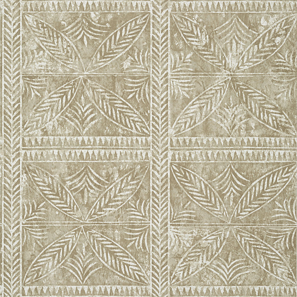 Timbuktu Beige - Beige Wallcovering | Thibaut