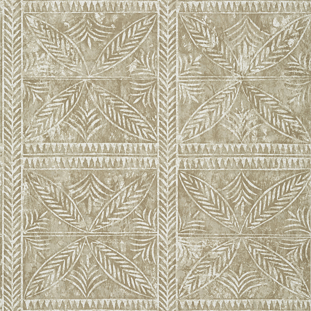 Timbuktu Beige - Beige Wallcovering | Thibaut