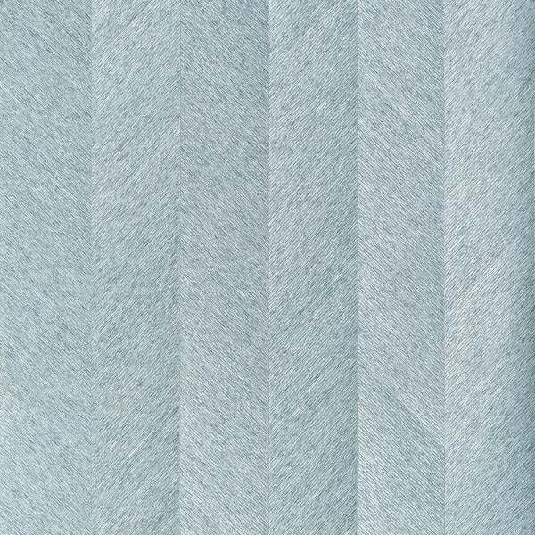 West Brook, Spa Blue Wallcoverings | Thibaut