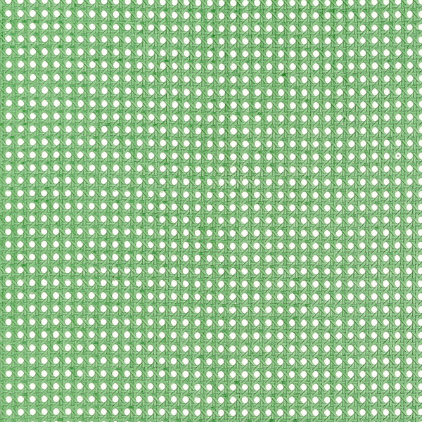 Paper Rattan, Lime Green Wallcoverings | Thibaut